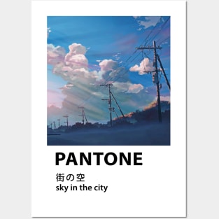 Anime Aesthetic Pantone Posters and Art